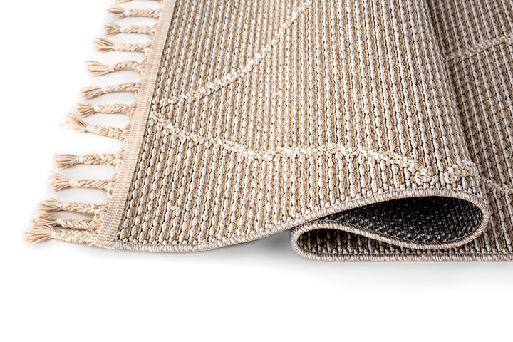 Ainle Patterned Rug, 130 x 190 cm, Beige