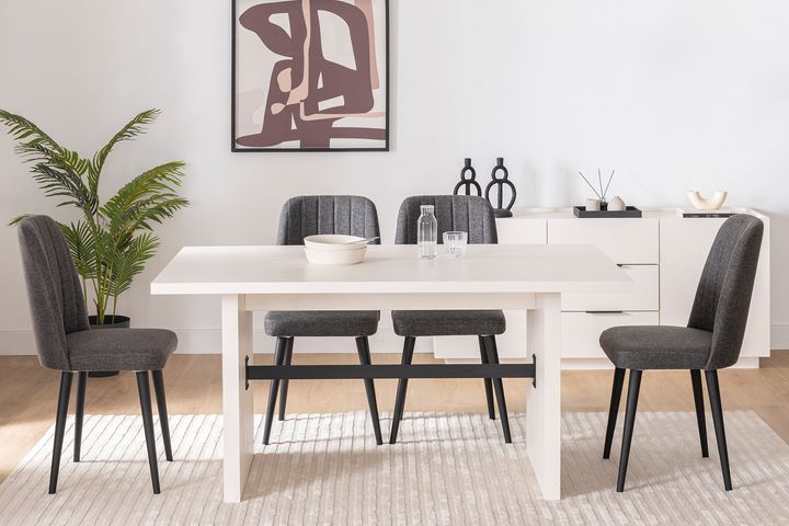 Luke Eettafel, Wit, 160X90