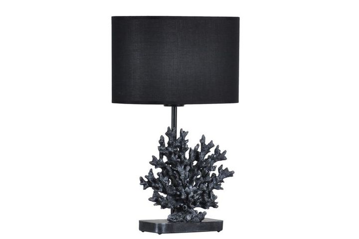 Coral Table Lamp, Dark Grey