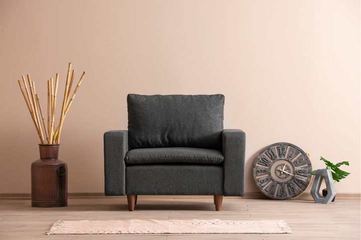 Pafu Lungo Fauteuil, Donkergrijs
