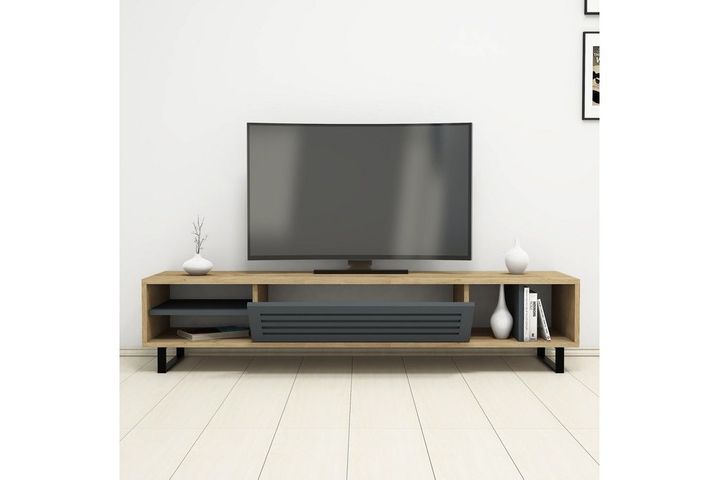 Sapphire TV Unit, 160 cm, Light Wood