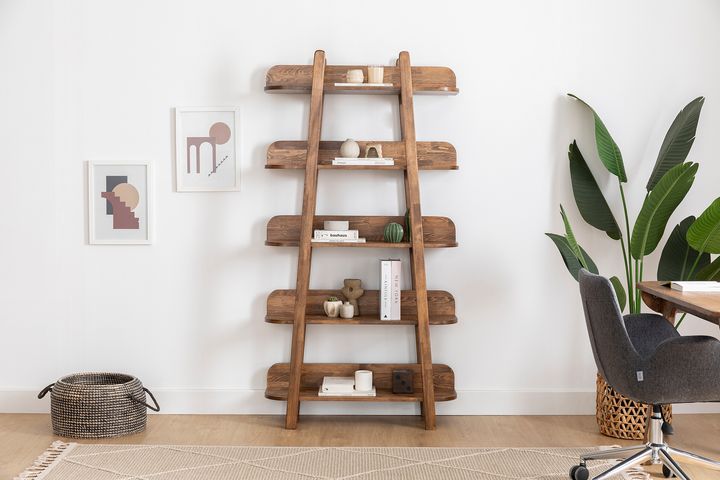 Moon Boekenkast, Walnoot