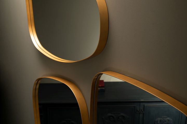 Otto Zen 3-Dlg Spiegel Set, Goud