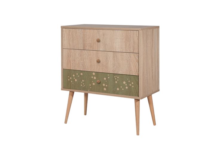 City Dino Chest of Drawers, Oak