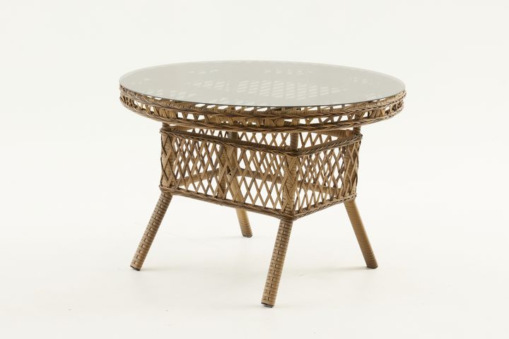 Nova Rattan Tuinset, 4 Zits, Bruin