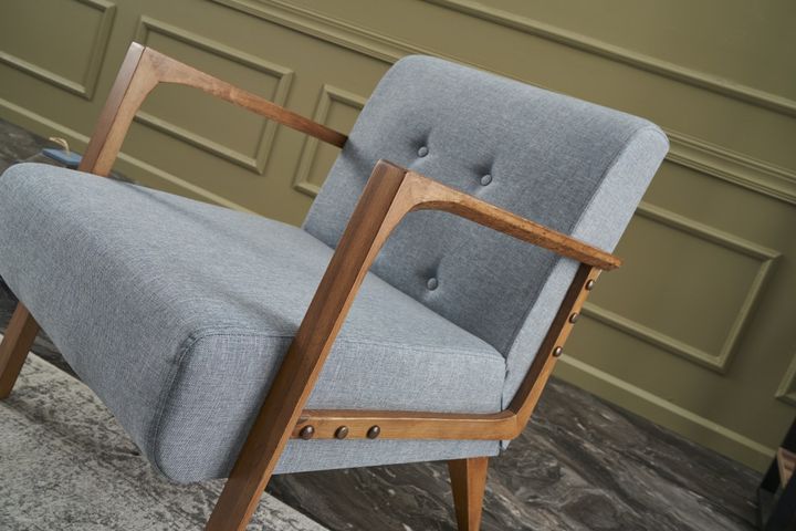 Cinque Terre fauteuil, Lichtblauw