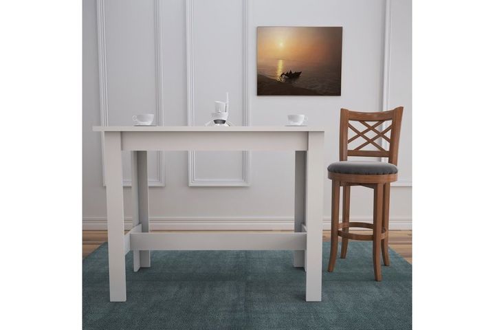 Barra Bartafel, 120x60 cm, Wit Hoogglans
