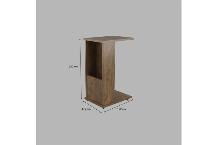 Ardin C-Vormige Bijzettafel