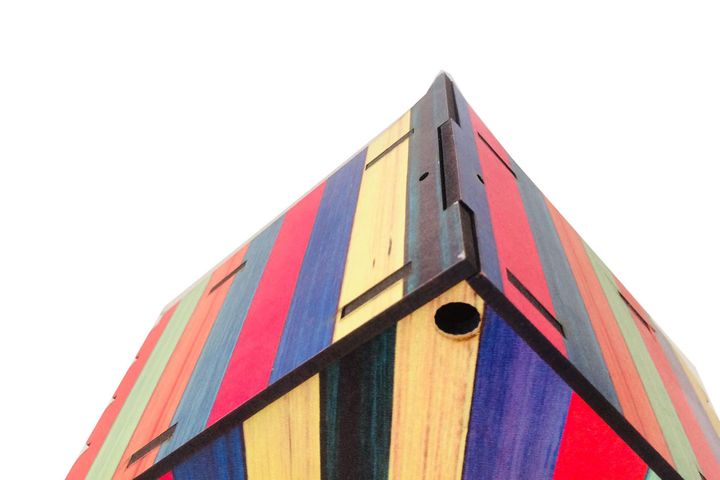 Monza Bird House, Multicolour