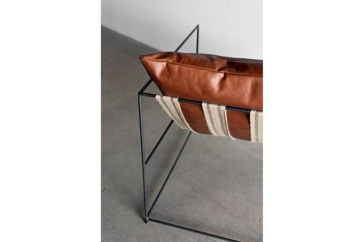 Sohomanje Franklin Echtleren Fauteuil, Bruin