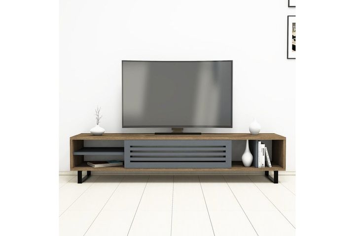 Sauer Modern TV Unit, 160 cm, Walnut