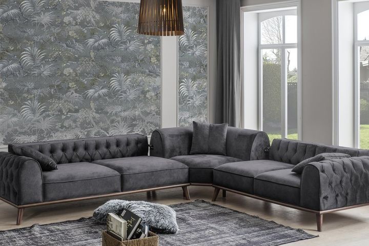 Jazz Hoekbank Rechts, Antraciet