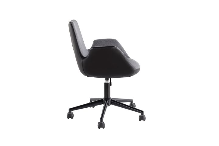 Dora Bureaustoel, Zwart en Grijs