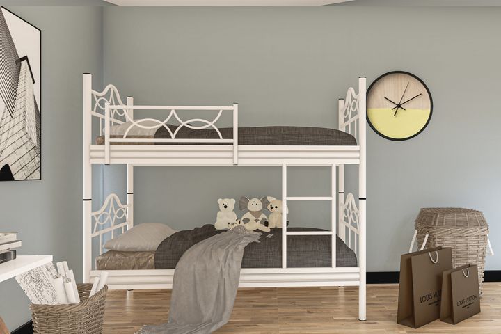 Hadley Stapelbed, 90x190cm, Wit