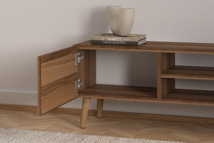 Plane TV Unit, 150 cm, Walnut