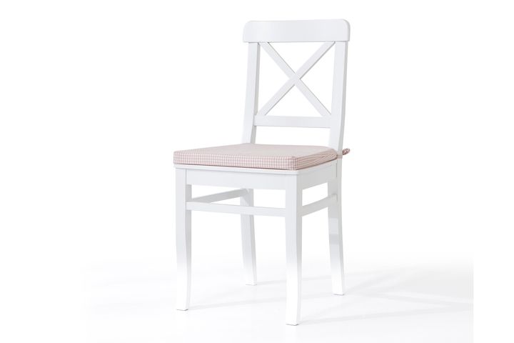 Symbol Fluwelen Stoel, Roze