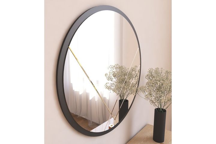 Mone Asol Dressoir Spiegel, Zwart