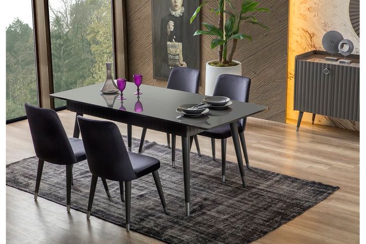 Orenda 4-6 Seat Dining Table, Grey