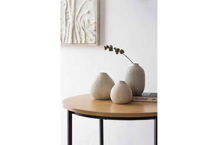 Warm Design Boniface Vazen Set, 3-delig, Bruin