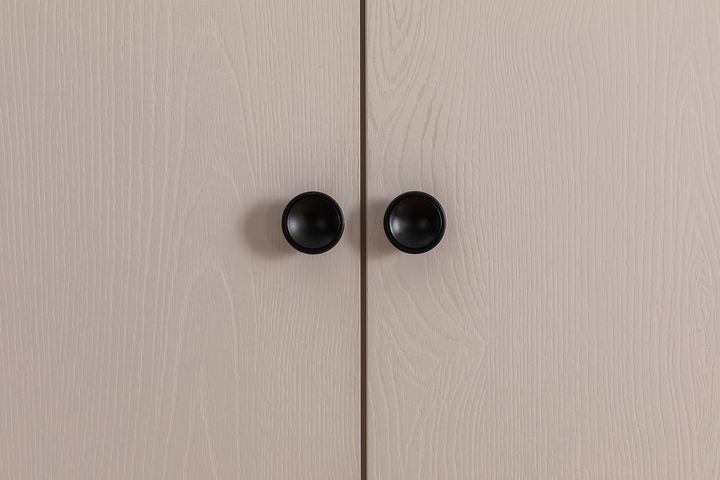 Eti Rond Handvat, Zwart