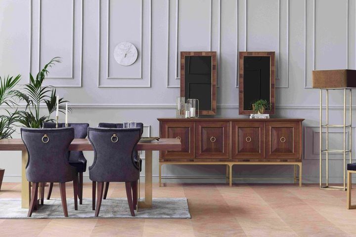 ***Nepal Dining Room Set - Metal