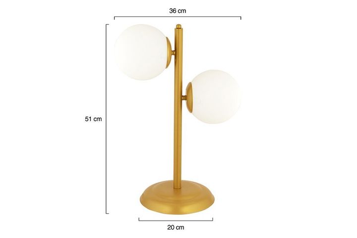 Siena Tafellamp, Goud
