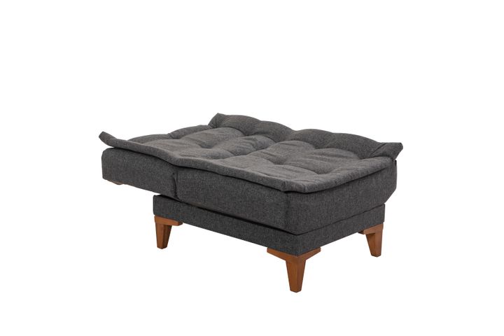 Kelly Fauteuil In Linnen Stof, Antracietgrijs