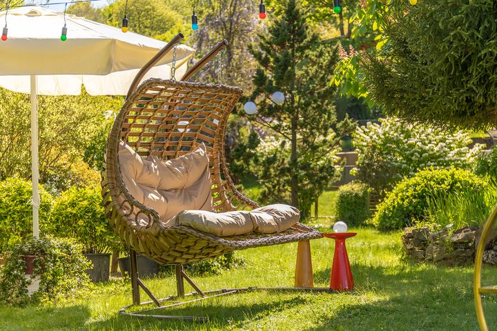 Eldorado Hangstoel voor 2 Personen, Beige