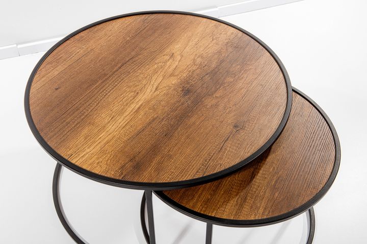 Circles Salontafel, Barok Walnoot