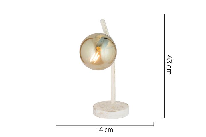 Ferris Tafellamp, Wit