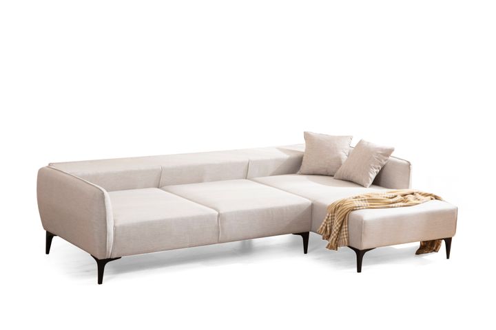Bellisimo Hoekbank Rechts, Creme