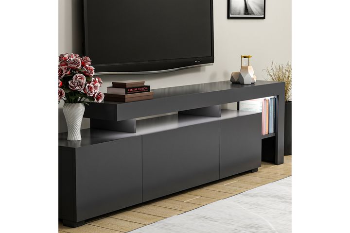 Belice TV Unit, 192 cm, Grey