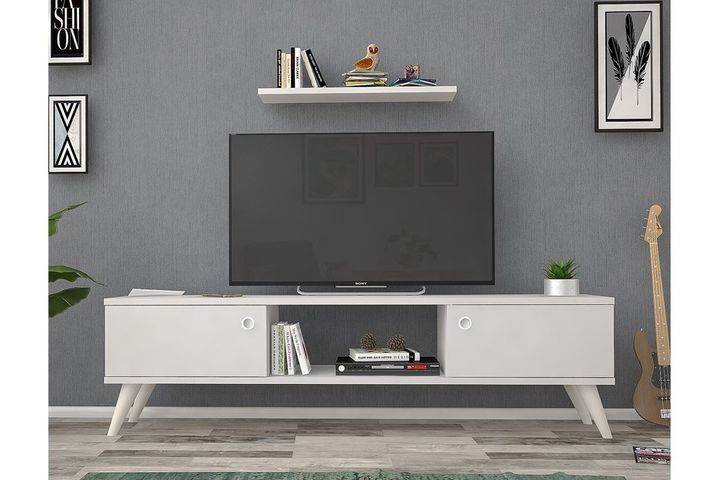 Norikura TV-Möbel, Weiß