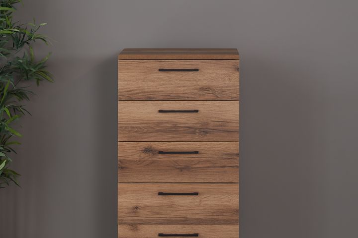 Lupo Hoge Ladekast met 5 Lades