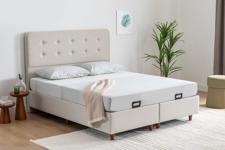 Luna Notte Boxspring Set, 150x200 cm (Kleurkeuze Stof In Showroom)