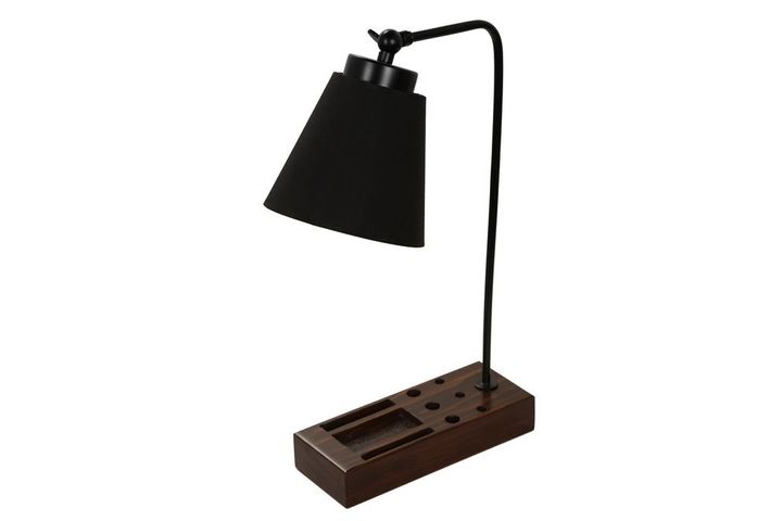 Lila Tafellamp, Zwart