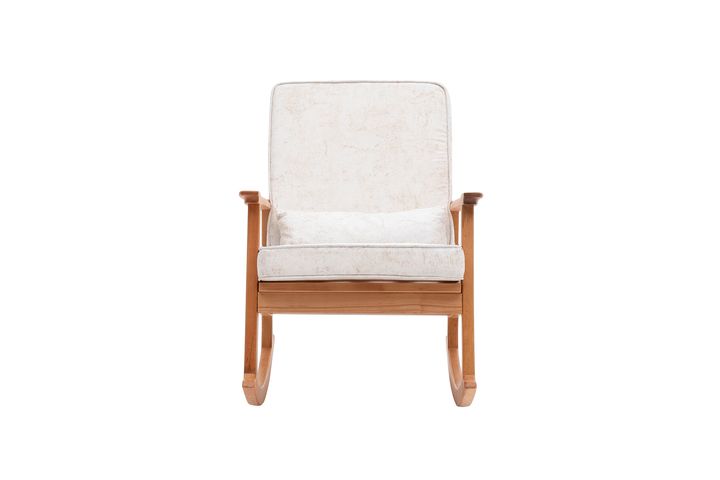 Asien Scandinavische Schommelstoel , Creme &Natuurlijke Kleur