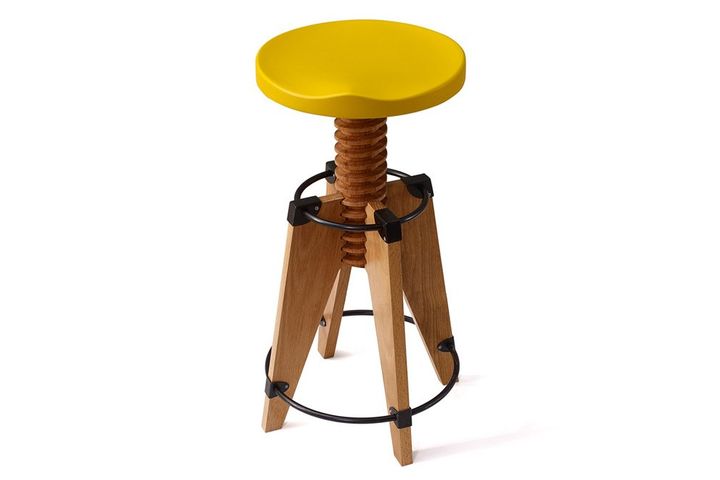 Burgu Houten Kruk, Geel