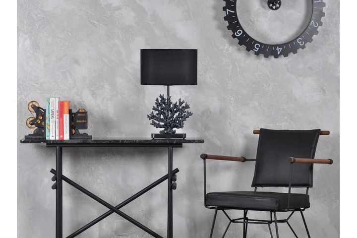Coral Table Lamp, Dark Grey