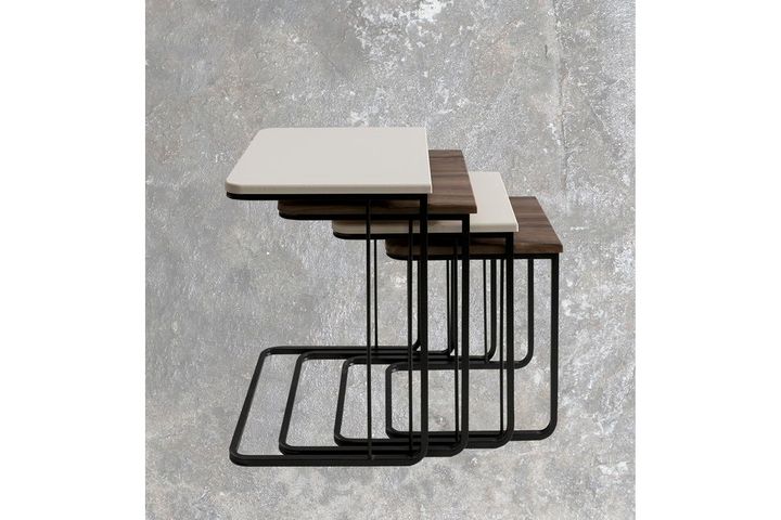 Vegas Zettafels met Zwarte Poten, Creme & Walnoot