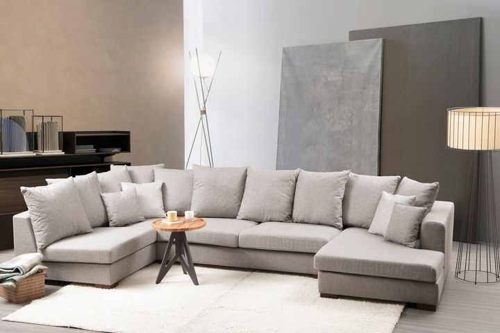 Grande Hoekbank Rechts, Beige