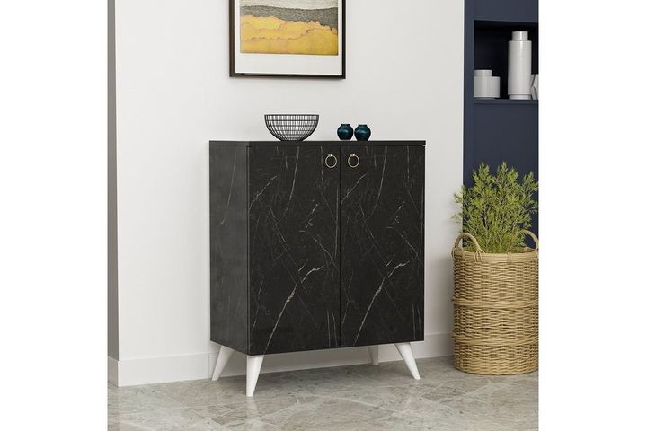 Lemi Shoe Cabinet, Black