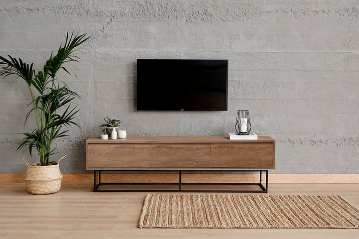 New Lupin Tv-Meubel, 180 cm, Walnoot,