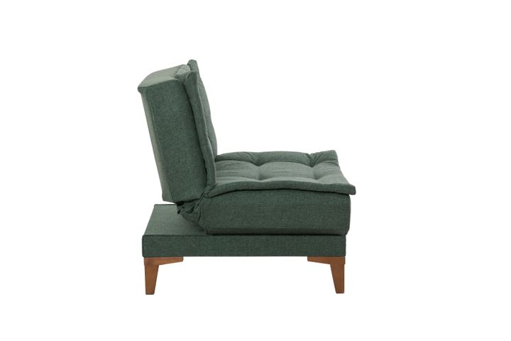 Kelly Fauteuil In Linnen Stof, Groen