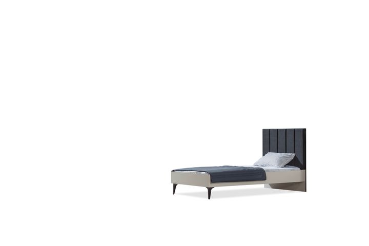 Colosseum Bedframe, 100x200 cm, Wit