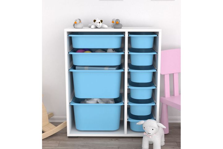 ÇOK AMAÇLI OYUNCAK DOLABI MAVİ 2D2K6U