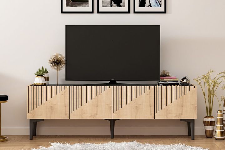 Grand TV Unit, 154 cm, Oak