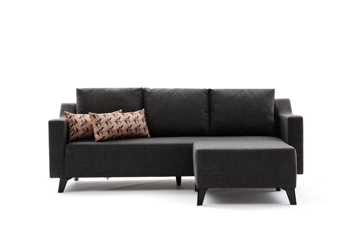 Natur Hoekbank, Antraciet