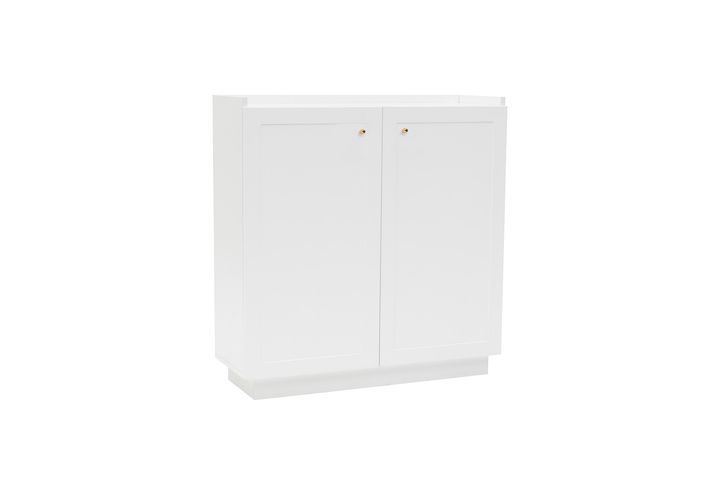 Henry Shoe Cabinet, White
