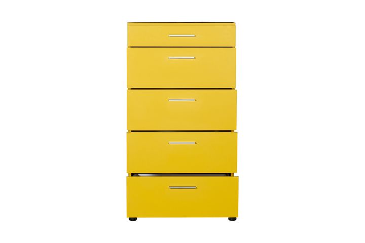 Trendline Chest of Drawers, Yellow | Vivense London